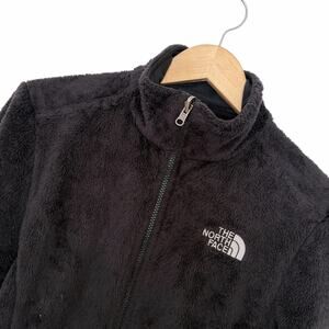 The North Face Black Fuzzy Fleece Full Zip Jacket Sz S